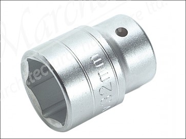 M340521-6 Satin Regular Hex Socket 21mm 3/4in Drive
