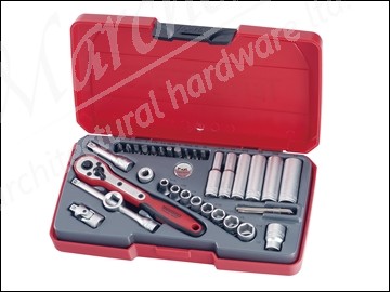 T1435AF Socket Set A/F 35 Piece 1/4in Drive