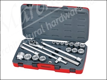 T3418-6 Socket Set Metric 18 Piece 3/4in Drive