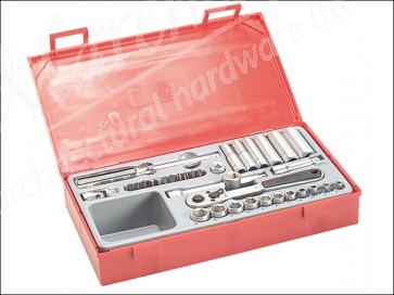 TT1435 35 Piece Socket Set 4-13mm - 1/4in Drive