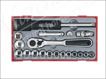 TT3819 19 Piece Reg Metric Socket Set 3/4 Drive