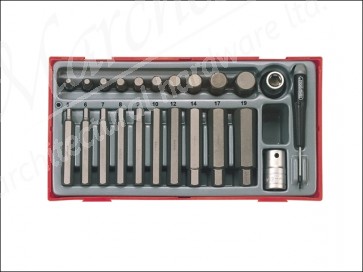 TTHEX23 23 Piece Metric Hex Bit Socket Set