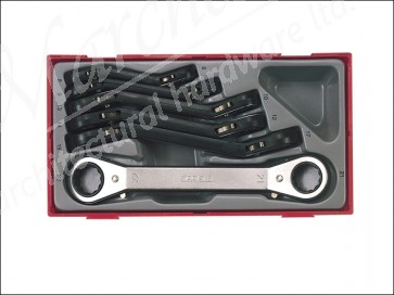 TTRORS 6pc Metric Ratchet Ring Spanners