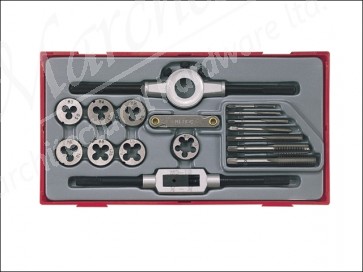 TTTD17 17pc Rethreading Tap & Die Set