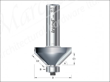 46/360 x 1/2 TCT Guided Chamfer