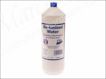 De-ionised Water 1 Litre