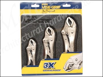 Curved Jaw Locking Plier Set ( 5CR / 7CR / 10CR)