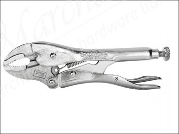 Curved Jaw Locking Plier with Wire Cutter 175mm 7in