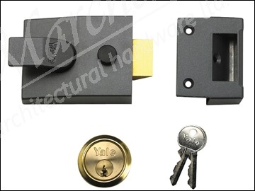 91 Basic Nightlatch DMG Brass Cylinder 60mm Backset Boxed