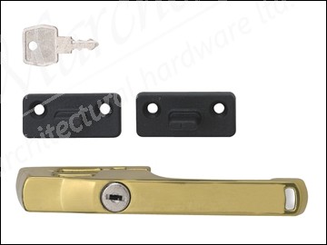 P115CH Lockable Window Handle Chrome Finish