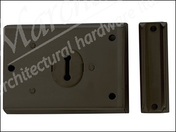 P402 Rimlock Black Finish 62 x 76mm