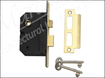 PM246 Internal 2 Lever Mortice Sash Lock 67mm 2.5in Polished Chrome