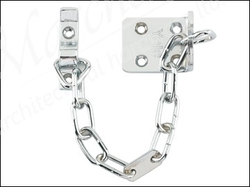 WS6 Security Door Chain - Chrome Finish