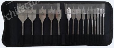 Bahco 15 Piece Flat Bit Set