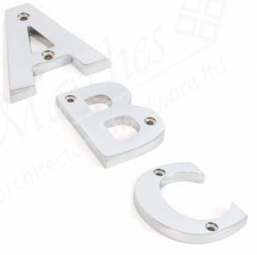 Letters A to Z - Satin Chrome