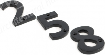 Numerals 0 to 9 - Black