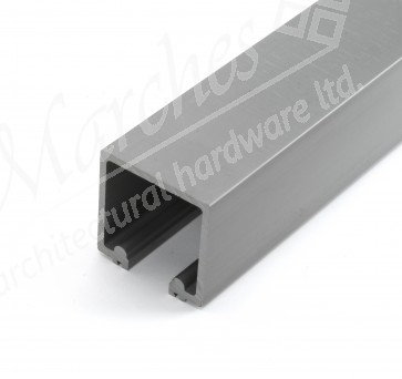 Brio Weatherfold 4S 100 Top Track  2500mm - Anodised Aluminium