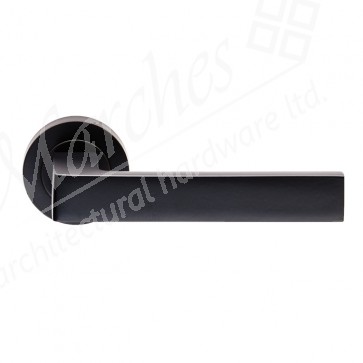 Sasso Lever Handle of Rose - Matt Black 