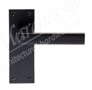 Sasso Lever Latch Handle  - Matt Black   