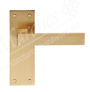 Sasso Lever Latch Handle - Satin Brass