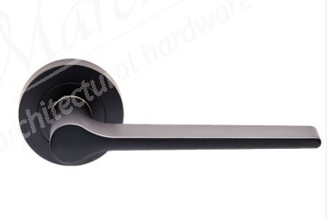 Velino Lever on Rose - Matt Black 