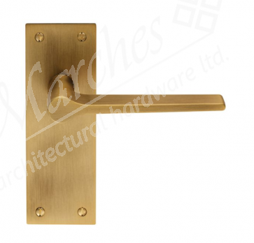 Velino Lever Latch Handle - Antique Brass