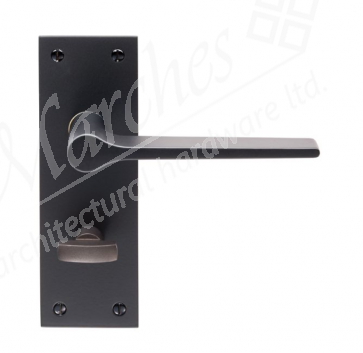 Velino Lever Bathroom Handle - Matt Black 