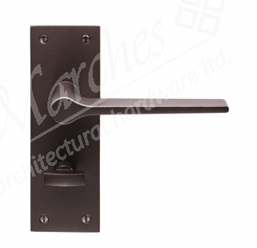 Velino Lever Bathroom Handle - Matt Bronze