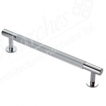 Lines Pull Handle 190mm (160mm cc) - Polished Chrome