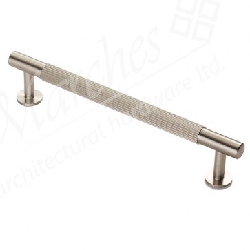 Lines Pull Handle 190mm (160mm cc) - Satin Nickel