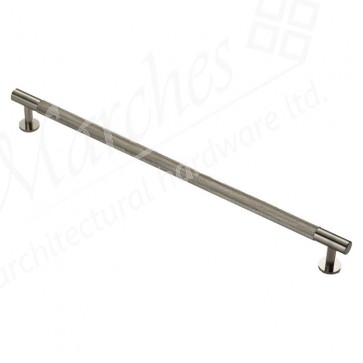 Knurled Pull Handle 350mm (320mm cc) - Satin Nickel