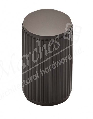 Lines Knob - Matt Black