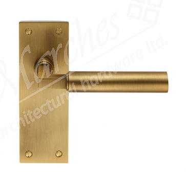 Amiata Lever Latch Handle - Antique Brass