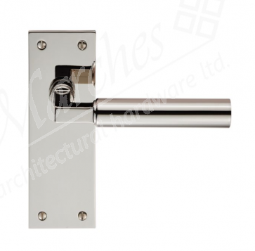 Amiata Lever Latch Handle - Polished Nickel 