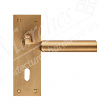 Amiata Lever Bathroom Handle - Antique Brass