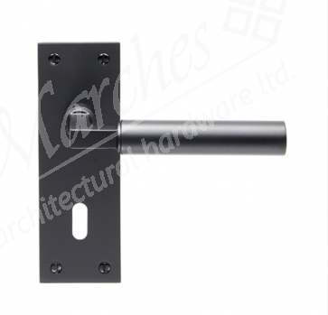 Amiata Lever Lock Handle - Matt Black 