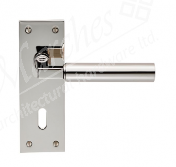 Amiata Lever Lock Handle - Polished Nickel 