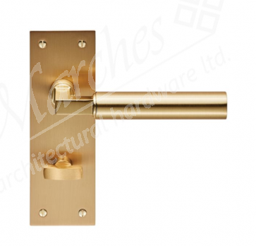 Amiata Lever Bathroom Handle - Satin Brass