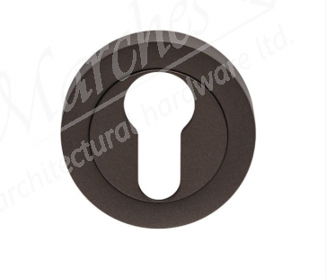 Euro Escutcheon - Matt Bronze