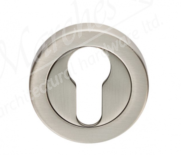 Euro Escutcheon - Satin Nickel