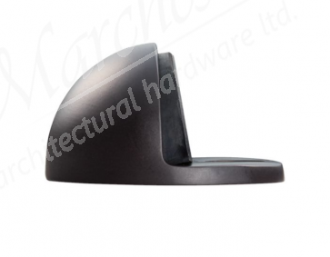 Oval Floor Mounted Door Stop 45mm - Matt Bronze