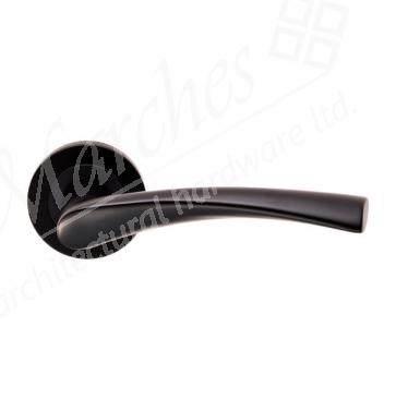 Breeze Lever on Rose - Matt Black SSS (Grade 304)