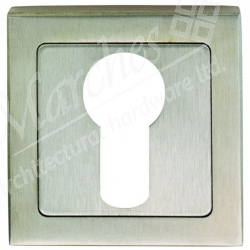 Square Euro Escutcheon - SSS (Grade 304)