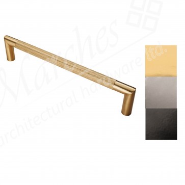 Knurled Pull Handle - 300mm Centres (Grade 304) - Various Finishes 