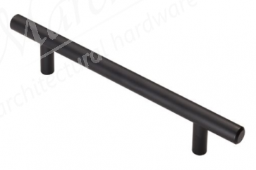 Steel T-Bar Handle 188mm (128cc) - Matt Black