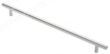 Steel T-Bar Handle 348mm (288cc) - Polished Chrome