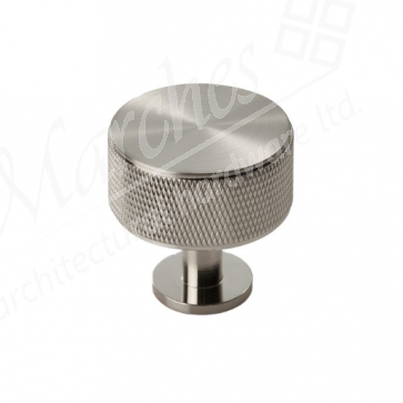 Knurled 35mm Ø Knob - Satin Nickel