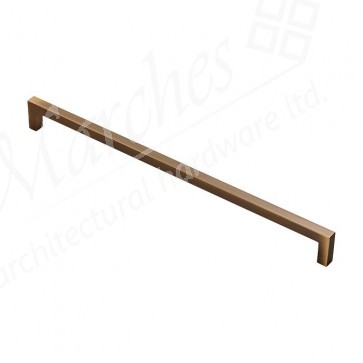 330mm Block Cupboard Handle (320cc) - Antique Brass