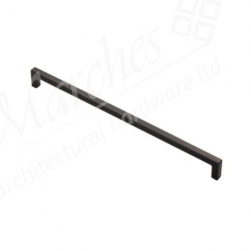 330mm Block Cupboard Handle (320cc) - Matt Black