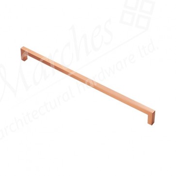 330mm Block Cupboard Handle (320cc) - Satin Copper